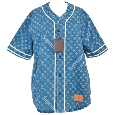 louis vuitton supreme baseball jersey|supreme x louis vuitton collection.